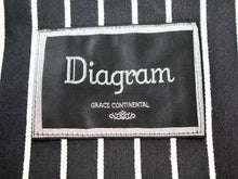画像をギャラリービューアに読み込む, ダイヤグラム グレースコンチネンタル Diagram ノーカラージャケット 中古 美品
