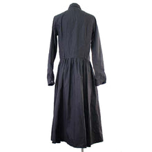 将图片加载到图库查看器,ルメランジュ Le Melange ワンピース ネイビー 長袖 シャツワンピ 中古