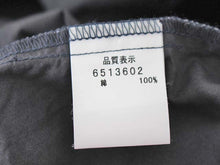 将图片加载到图库查看器,ルメランジュ Le Melange ワンピース ネイビー 長袖 シャツワンピ 中古