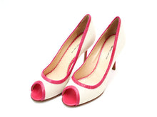 画像をギャラリービューアに読み込む, ヴァレクストラ Valextra オープントゥ パンプス 37.5 24.5cm 中古 新品同様