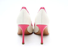 画像をギャラリービューアに読み込む, ヴァレクストラ Valextra オープントゥ パンプス 37.5 24.5cm 中古 新品同様