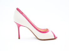 画像をギャラリービューアに読み込む, ヴァレクストラ Valextra オープントゥ パンプス 37.5 24.5cm 中古 新品同様