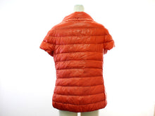 画像をギャラリービューアに読み込む, ヘルノ HERNO 大きいサイズ リバーシブル ダウンジャケット インナーダウン 薄手 半袖 オレンジ グレージュ サイズ48 【中古】【新品同様】【美品】