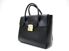 將圖片載入圖庫檢視器 フルラ FURLA ハンドバッグ ショルダーバッグ メトロポリス 黒 中古 美品