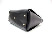 將圖片載入圖庫檢視器 フルラ FURLA ハンドバッグ ショルダーバッグ メトロポリス 黒 中古 美品