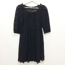 将图片加载到图库查看器,ロペ ROPE ワンピース ブラック 5分袖 S相当【中古】【美品】