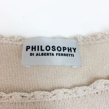 画像をギャラリービューアに読み込む, フィロソフィー PHILOSOPHY ニットワンピース ベージュ サイズ40 M相当 中古 美品