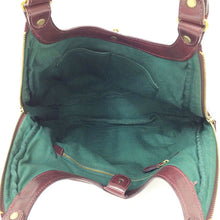 画像をギャラリービューアに読み込む, フェリージ Felisi オールレザー ハンドバッグ 9333 ワインレッド 中古