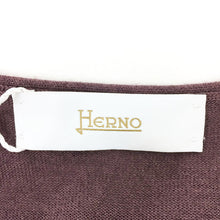 画像をギャラリービューアに読み込む, ヘルノ HERNO 長袖セーター カシミヤ えんじ色 中古 新品同様