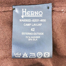 画像をギャラリービューアに読み込む, ヘルノ HERNO 長袖セーター カシミヤ えんじ色 中古 新品同様