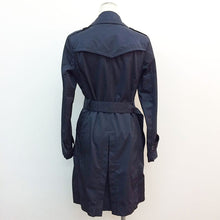 将图片加载到图库查看器,アイシービー ICB トレンチコート 9 ネイビー 中古