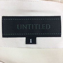 画像をギャラリービューアに読み込む, アンタイトル UNTITLED プリーツスカート 1 ベージュ 中古