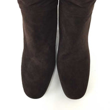 画像をギャラリービューアに読み込む, フォクシー FOXEY ロングブーツ スエード ボア ブラウン サイズ35 22.5cm相当【中古】 【新品同様】【美品】