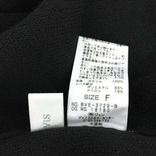 画像をギャラリービューアに読み込む, ビス ViS ワンピース 袖レース F ブラック 中古 新品同様 美品