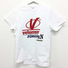 画像をギャラリービューアに読み込む, ヴェトモン VETEMENTS Cut UP Tshirt 再構築ロゴTシャツ S ホワイト 中古