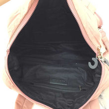 画像をギャラリービューアに読み込む, シーバイクロエ SEE BY CHLOE チャーム付き 中綿ハンドバッグ ピンク 中古