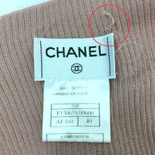 画像をギャラリービューアに読み込む, シャネル CHANEL リボン付き ノースリーブニット ピンク M相当 中古
