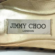 画像をギャラリービューアに読み込む, ジミーチュウ JIMMY CHOO レオパードフラットシューズ ブラウン ヒョウ柄 表記 35(22cm) 中古