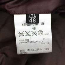 画像をギャラリービューアに読み込む, エポカ ウォモ EPOCA UOMO ダウンコート えんじ色 メンズ サイズ48【中古】【美品】