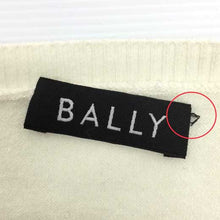 画像をギャラリービューアに読み込む, バリー BALLY 7分袖カットソー 白 M相当【中古】
