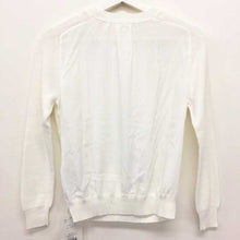 画像をギャラリービューアに読み込む, アプワイザーリッシェ Apuweiser riche ビジュー付きカットソー ホワイト サイズ2 M相当【中古】【新品同様】【美品】