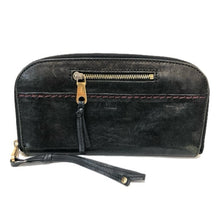 画像をギャラリービューアに読み込む, Chloe クロエ ラウンドファスナー 長財布 レザー ブラック【中古】 レディース