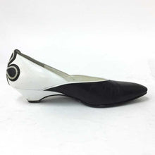 將圖片載入圖庫檢視器 ランバン LANVIN バイカラーパンプス ブラック 中古