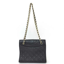 将图片加载到图库查看器,トリーバーチ TORY BURCH フレミング ミディアム チェーンショルダーバッグ ブラック 中古 美品