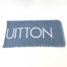 画像をギャラリービューアに読み込む, ルイ ヴィトン LOUIS VUITTON エシャルプ チーム ルイ ストール マフラー M71579 デニム 中古 新品同様 美品
