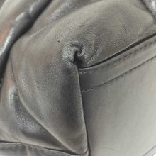 画像をギャラリービューアに読み込む, コーチ COACH ラムレザー2WAYハンドバッグ ブラック 中古