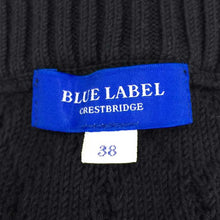 Load image into Gallery viewer, ブルーレーベル クレストブリッジ BLUE LABEL CRESTBRIDGE ニットスカート ネイビー 中古