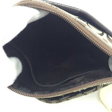 画像をギャラリービューアに読み込む, コーチ COACH シグネチャーストライプ ショルダーバッグ ポシェット ブラウン 中古