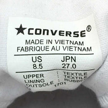 画像をギャラリービューアに読み込む, コンバース CONVERSE  オールスター カラーインホワイトOX スニーカー 靴 27cm  ホワイト 中古  新品同様  美品