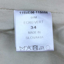 將圖片載入圖庫檢視器 クロエ Chloe ノーカラージャケット クリーム コットン100% サイズ34 中古