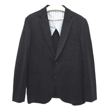 画像をギャラリービューアに読み込む, アルチザン ARTISAN 2B麻混ジャケット L ブラック 中古 新品同様 美品
