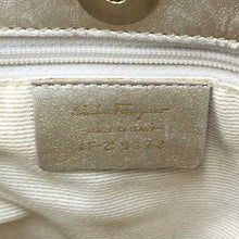 画像をギャラリービューアに読み込む, フェラガモ Salvatore Ferragamo ガンチーニ ハンドバッグ AF215373 ベージュ 中古