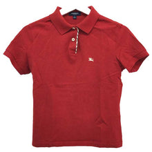画像をギャラリービューアに読み込む, バーバリーロンドン BURBERRY LONDON ポロシャツ S レッド 中古