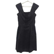 画像をギャラリービューアに読み込む, パオラフラーニ PAOLA FRANI ノースリーブワンピース チュニック ブラック 中古 新品同様 美品