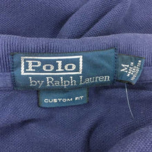 画像をギャラリービューアに読み込む, ポロ ラルフローレン POLO RALPH LAUREN 半袖ペイントポロシャツ カスタムフィット M ネイビー 中古 新品同様 美品