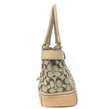 画像をギャラリービューアに読み込む, コーチ COACH シグネチャー トートバッグ 10508 ブラウン 中古