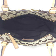 画像をギャラリービューアに読み込む, コーチ COACH シグネチャー トートバッグ 10508 ブラウン 中古