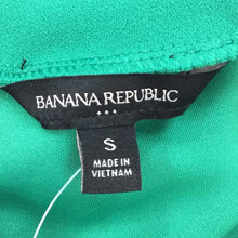 画像をギャラリービューアに読み込む, バナナリパブリック BANANA REPUBLIC ノースリーブカットソー S グリーン 中古 新品同様 美品