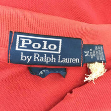 画像をギャラリービューアに読み込む, ポロ ラルフローレン POLO RALPH LAUREN ビッグポニー刺繍 ポロシャツ カスタムフィット M オレンジ 中古 新品同様 美品