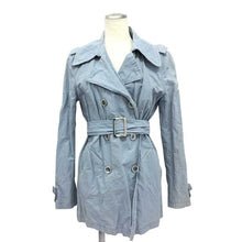 画像をギャラリービューアに読み込む, イブルース iBLUES ショートコート シワ加工 ライトブルー サイズ42 L相当【中古】