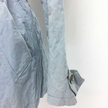 画像をギャラリービューアに読み込む, イブルース iBLUES ショートコート シワ加工 ライトブルー サイズ42 L相当【中古】