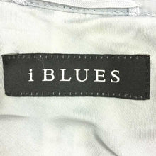 画像をギャラリービューアに読み込む, イブルース iBLUES ショートコート シワ加工 ライトブルー サイズ42 L相当【中古】