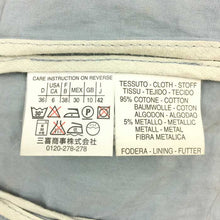 画像をギャラリービューアに読み込む, イブルース iBLUES ショートコート シワ加工 ライトブルー サイズ42 L相当【中古】