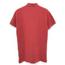 画像をギャラリービューアに読み込む, ポロ ラルフローレン POLO RALPH LAUREN ヴィンテージ風 半袖ポロシャツ カスタムフィット M レッド 中古 新品同様 美品