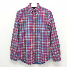 画像をギャラリービューアに読み込む, ラルフローレン RALPH LAUREN 長袖シャツ レッド チェック柄 中古 新品同様 美品