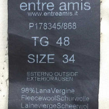 画像をギャラリービューアに読み込む, アントレ アミ ENTRE AMIS トロピカルウールスラックス ウールパンツ グレー サイズ34 L相当【中古】【美品】